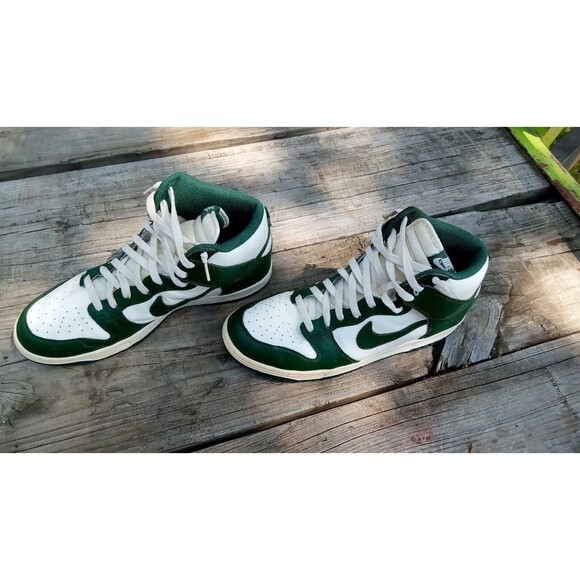 Nike Dunk High‎ 2011 Green 317982-119 Size 13 main image 6